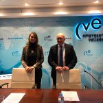 Angela de Miguel y Jesus Carnero presidente de la Diputación de Valladolid