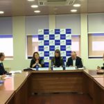 Angela de Miguel y candidatos del PSOE