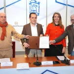 presidente diputacion valladolid conrado iscar presidenta confederacion vallisoletana empresarios angela miguel secretario provincial ccoo raul garcia 98