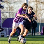 Una de las jugadoras del Real Valladolid durante un partido Real Valladolid Femenino