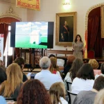 Isabel Muñoz, ganadora del concurso Three Minute Thesis - Foto: Universidad de Valladolid